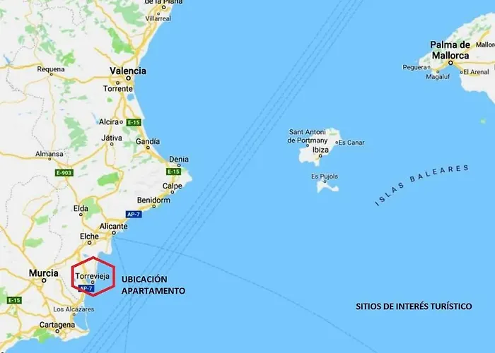 Edificio 1º Linea De Playa, En Paseo Maritimo De Torrevieja, Alicante, Costa Blanca * Torrevieja